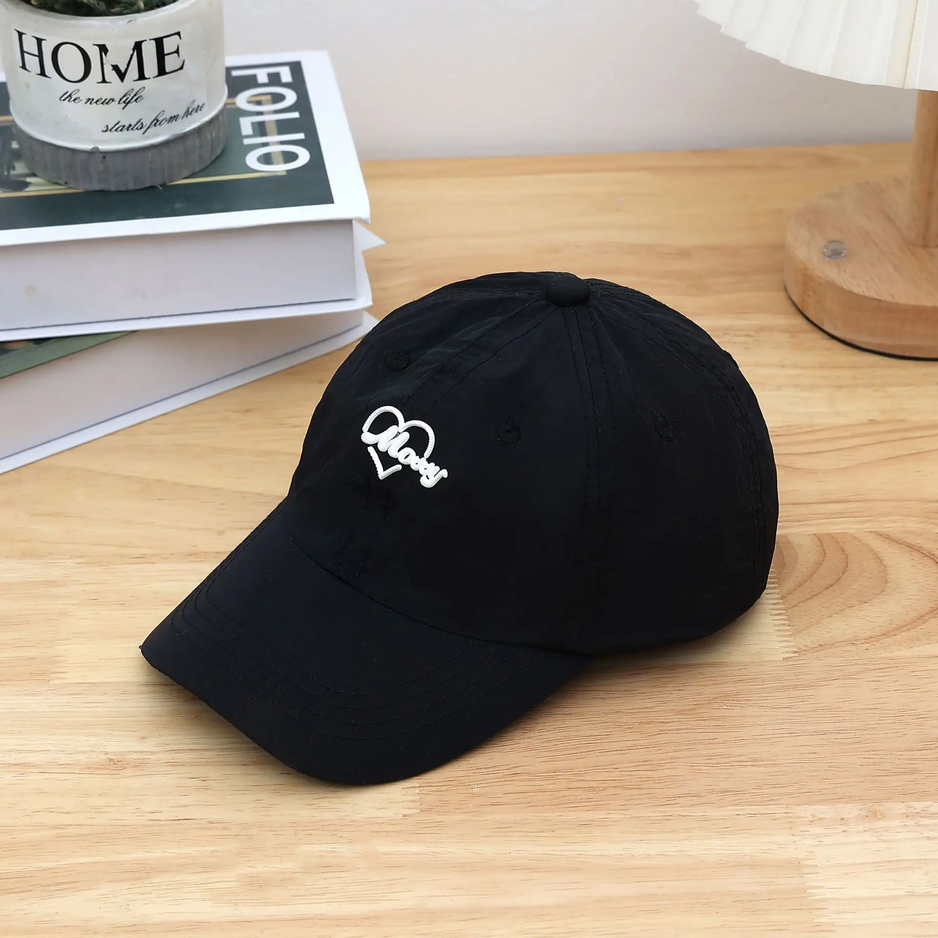 New Kids White Baseball Cap with "M" Logo
