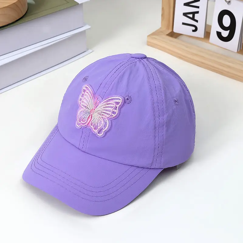 New Kids White Baseball Cap with "M" Logo