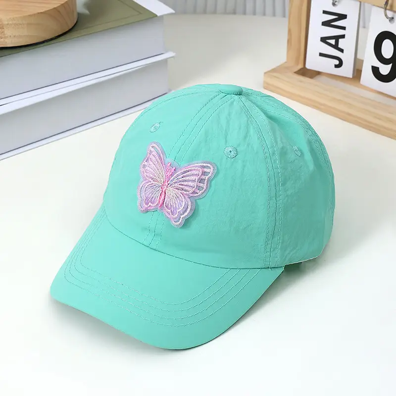 New Kids White Baseball Cap with "M" Logo