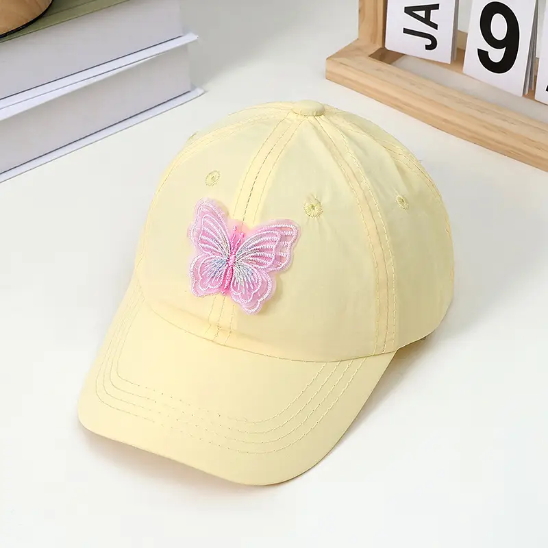 New Kids White Baseball Cap with "M" Logo
