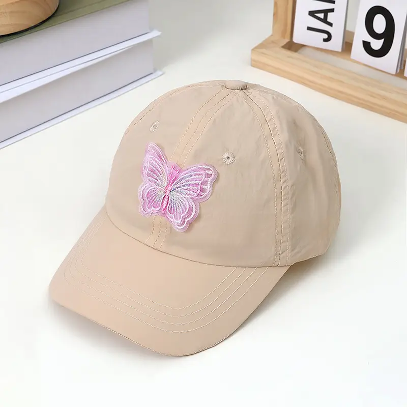 New Kids White Baseball Cap with "M" Logo