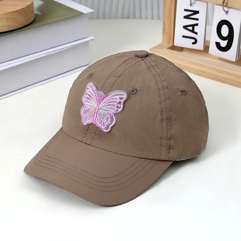 New Kids White Baseball Cap with "M" Logo