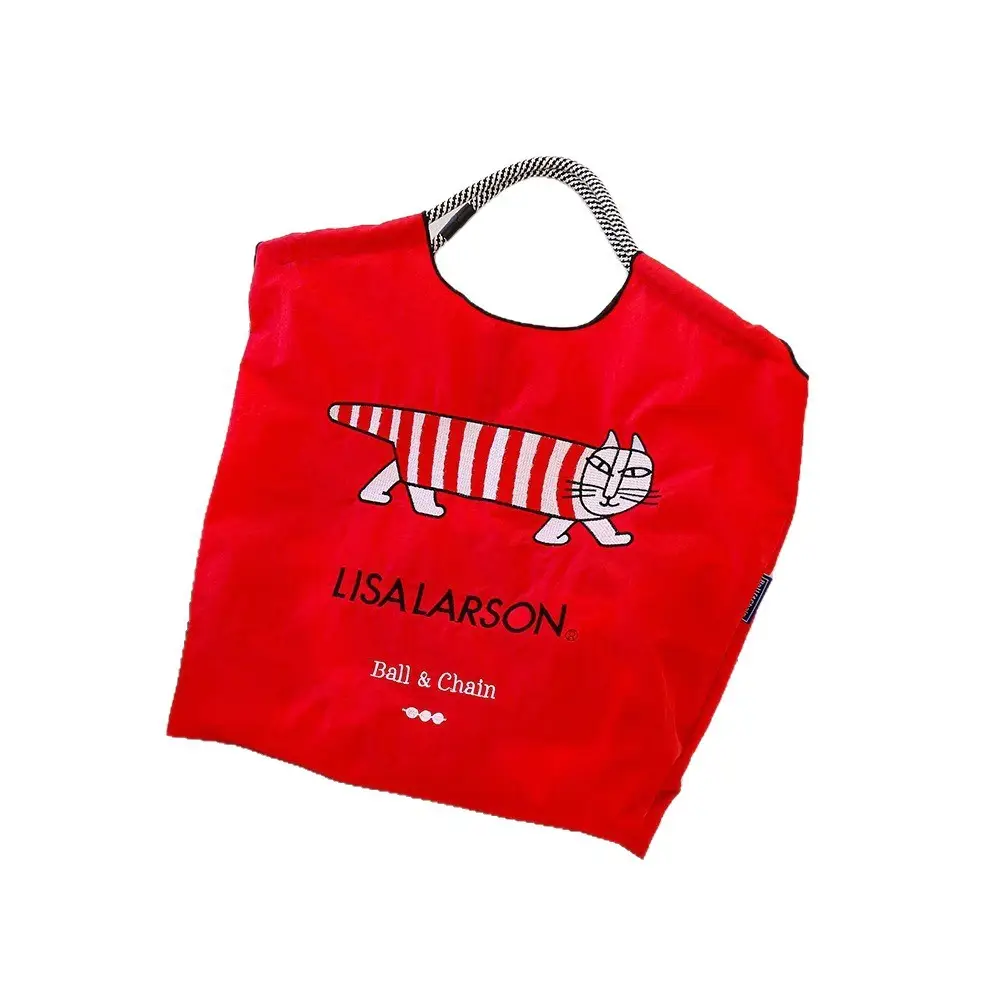 Cross-Border Cat Embroidered Tote Bag Set of 4 - Image 31