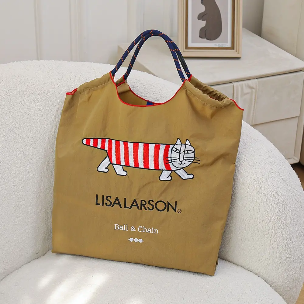 Cross-Border Cat Embroidered Tote Bag Set of 4 — feature 10