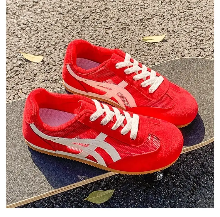 Women Red Mesh Casual Sneakers 2025 — feature 11