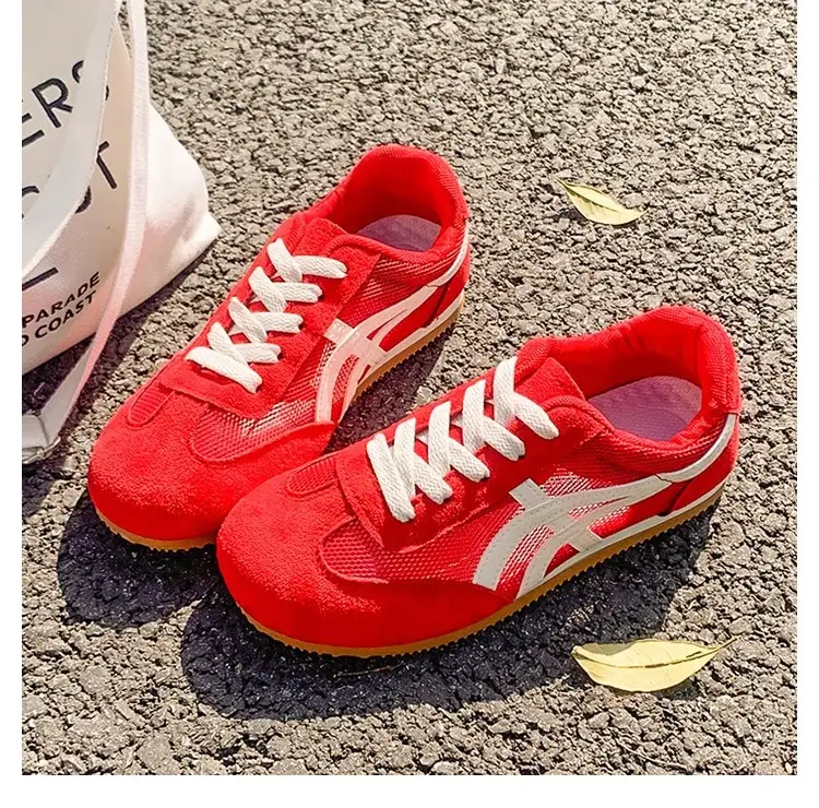 Women Red Mesh Casual Sneakers 2025 — feature 12