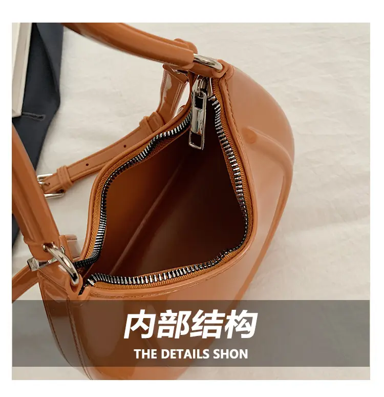 Crescent Bag Women's PVC Shoulder Crossbody 2025 — feature 11