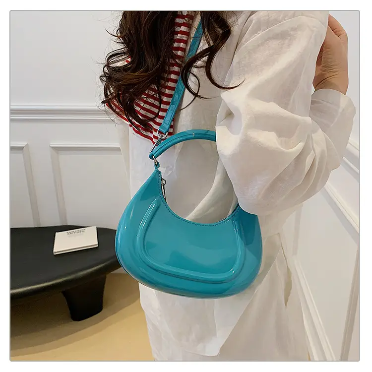 Crescent Bag Women's PVC Shoulder Crossbody 2025 — feature 15
