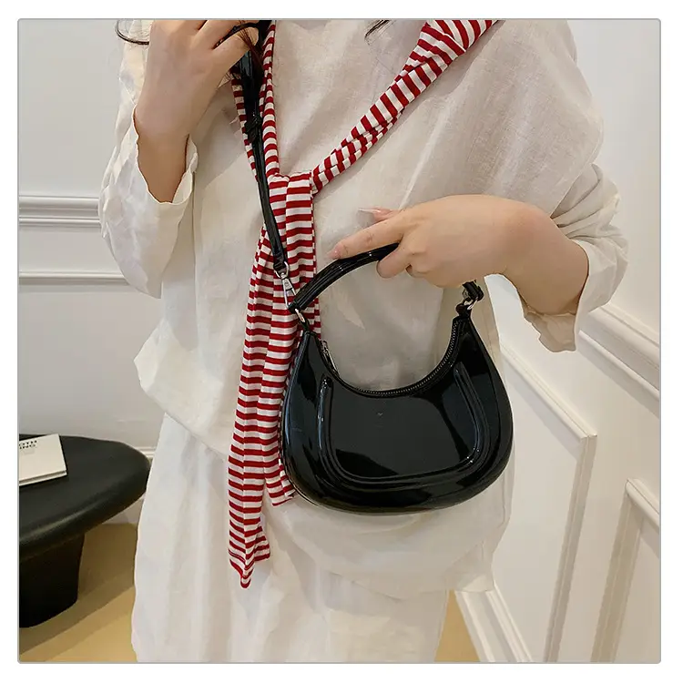 Crescent Bag Women's PVC Shoulder Crossbody 2025 — feature 18