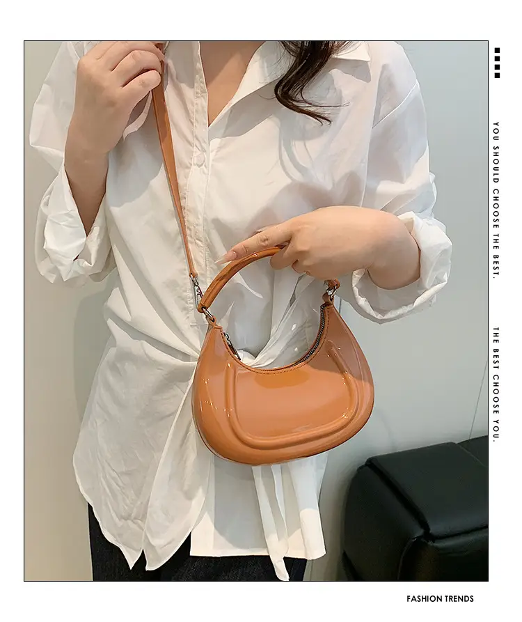 Crescent Bag Women's PVC Shoulder Crossbody 2025 — feature 2