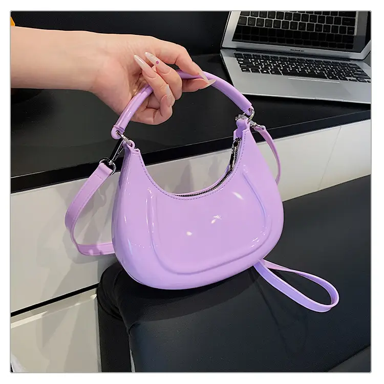 Crescent Bag Women's PVC Shoulder Crossbody 2025 — feature 28
