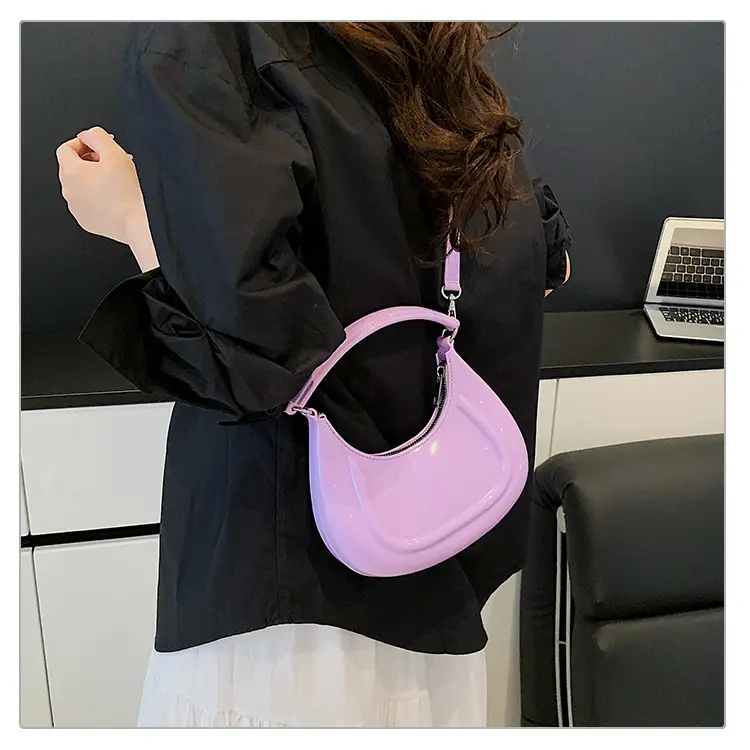 Crescent Bag Women's PVC Shoulder Crossbody 2025 — feature 30