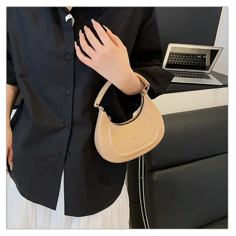 Crescent Bag Women's PVC Shoulder Crossbody 2025 — feature 35
