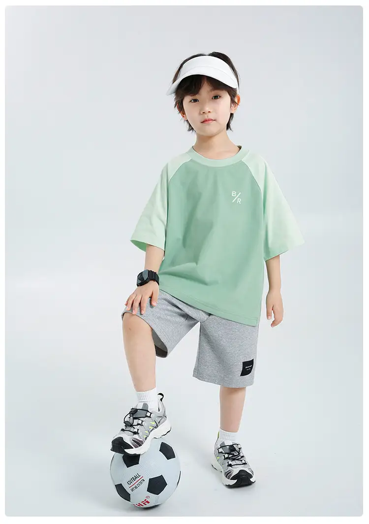 Haima Boys T-Shirt Raglan Sleeve Cool Summer Wear — feature 16
