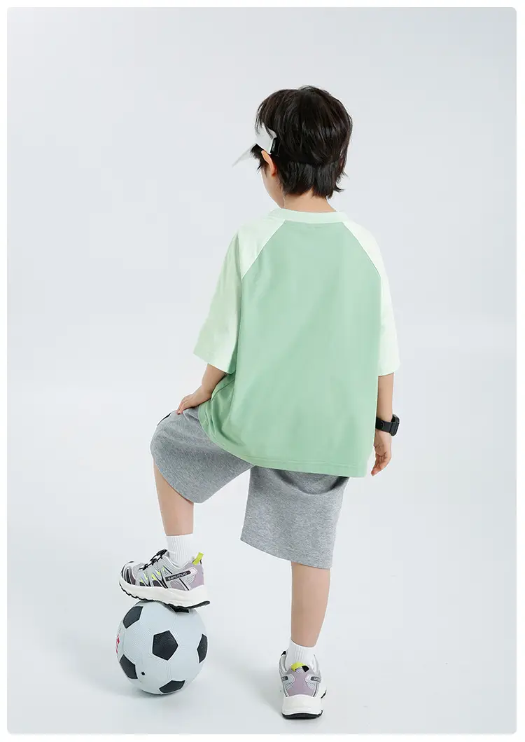 Haima Boys T-Shirt Raglan Sleeve Cool Summer Wear — feature 17