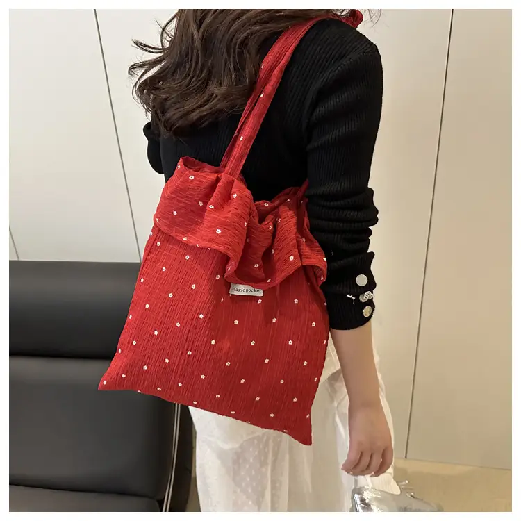 Fairy Style Ruffled Mesh Shoulder Bag Women Large Capacity — feature 19