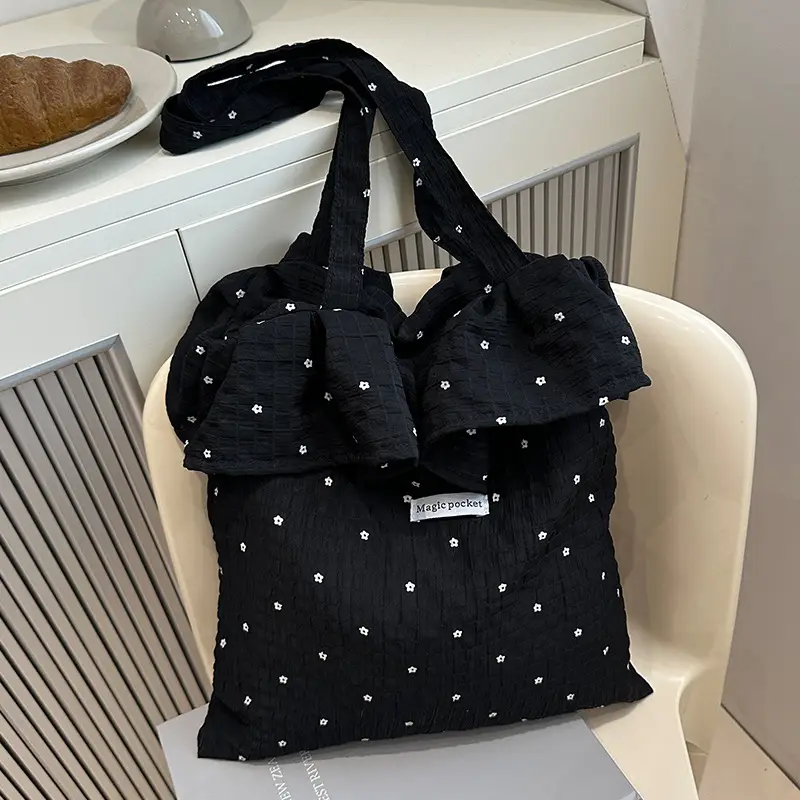 Fairy Style Ruffled Mesh Shoulder Bag Women Large Capacity - Image 2
