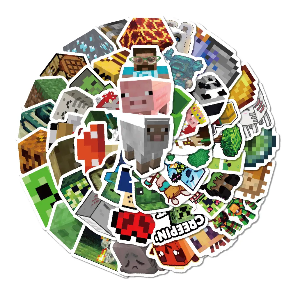 100 My World Stickers Cross-border Decoration Notebook Porter Notebook Handbook Stickers Self-adhesive Wholesale