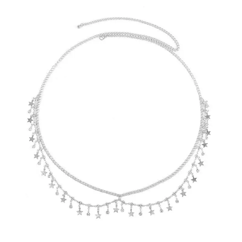 Rhinestone Waist Chain for Women Summer Decoration — feature 10