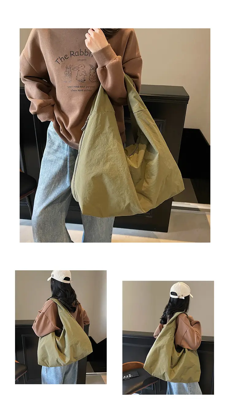Large Capacity Tan Tote Bag for Women — feature 10