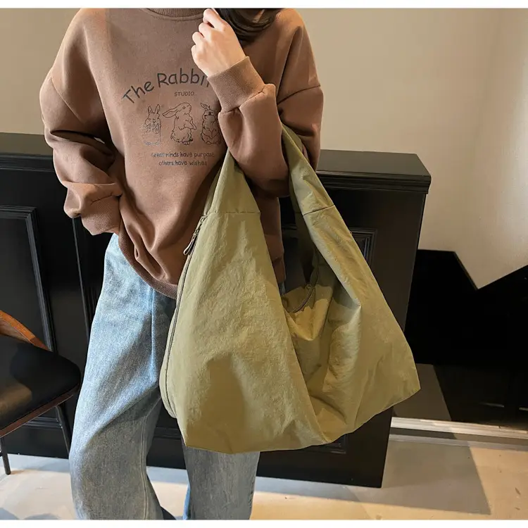 Large Capacity Tan Tote Bag for Women — feature 17