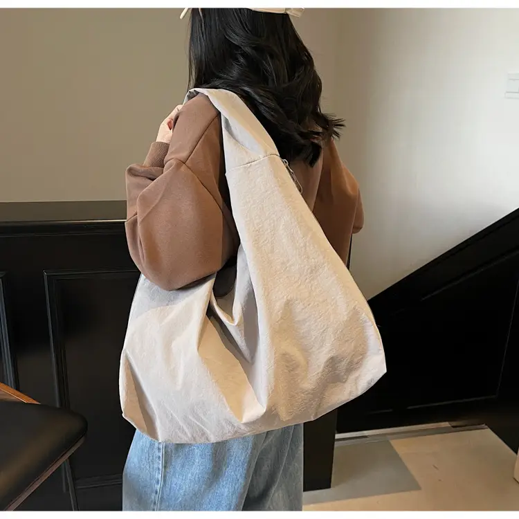 Large Capacity Tan Tote Bag for Women — feature 19