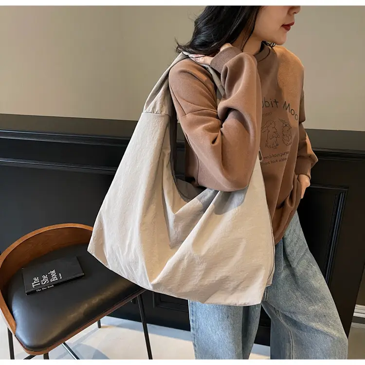 Large Capacity Tan Tote Bag for Women — feature 22
