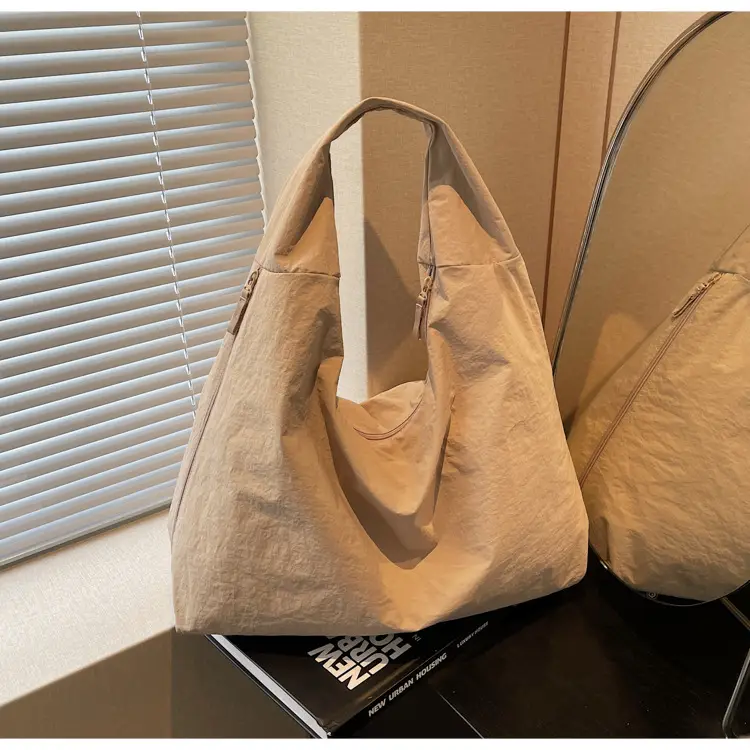 Large Capacity Tan Tote Bag for Women — feature 25
