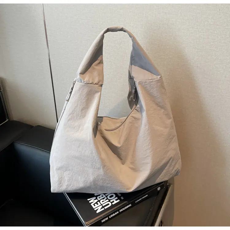 Large Capacity Tan Tote Bag for Women — feature 26