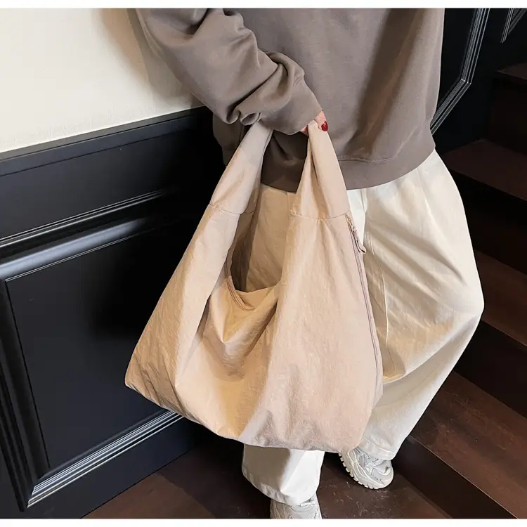 Large Capacity Tan Tote Bag for Women — feature 29
