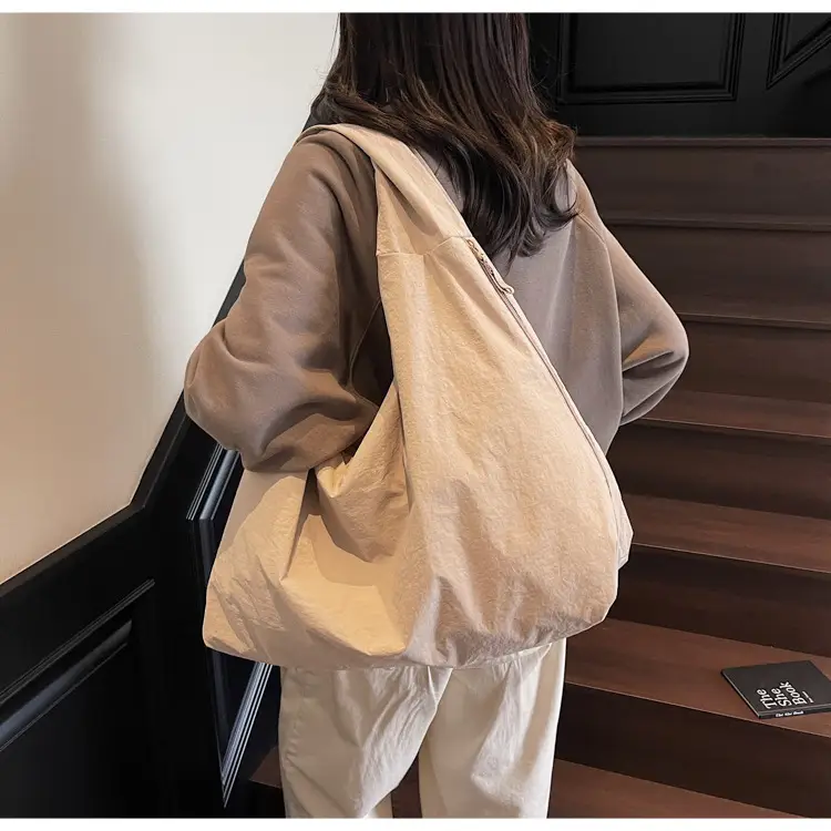 Large Capacity Tan Tote Bag for Women — feature 31