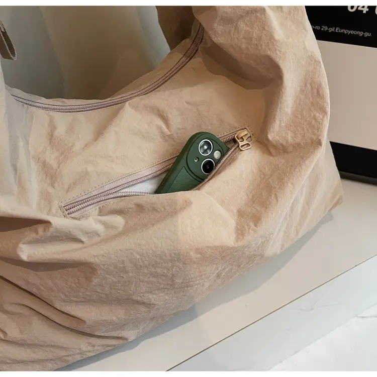 Large Capacity Tan Tote Bag for Women — feature 36