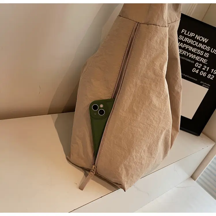 Large Capacity Tan Tote Bag for Women — feature 37