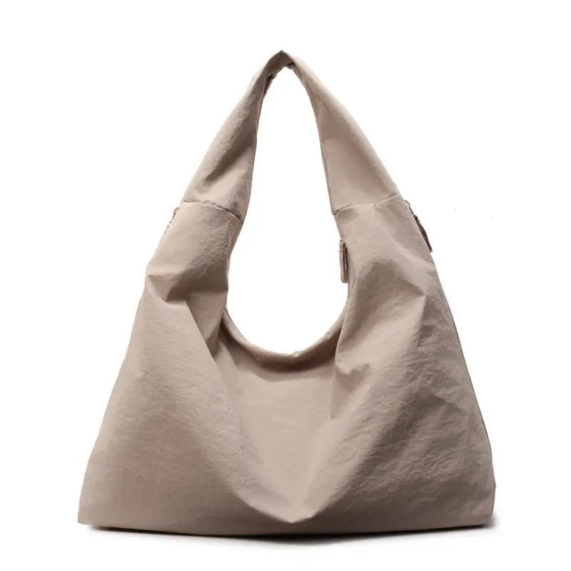 Large Capacity Tan Tote Bag for Women - Image 5