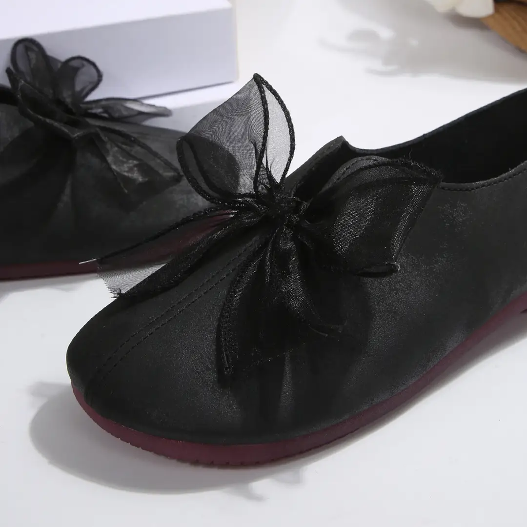 French Style Women's Retro 2025 New Outer Wear Round Toe Soft Sole Bow Decorated Mary Jane Shoes — feature 14