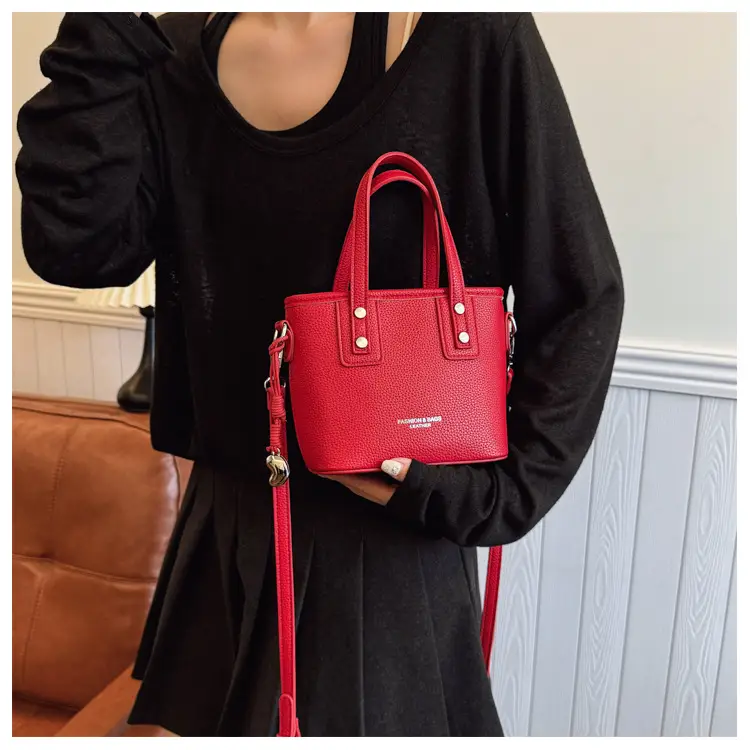Red Korean Style Shoulder Crossbody Bag for Women — feature 24
