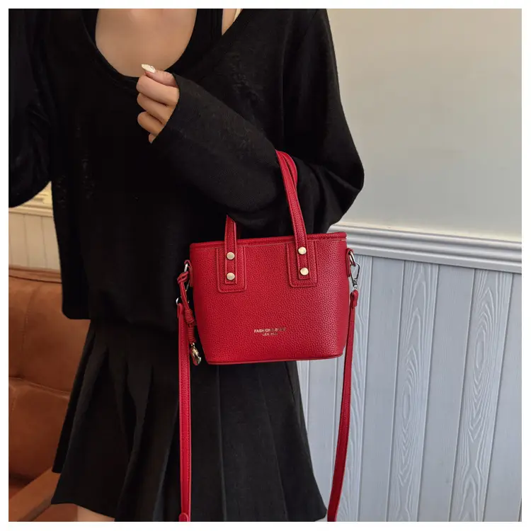 Red Korean Style Shoulder Crossbody Bag for Women — feature 25