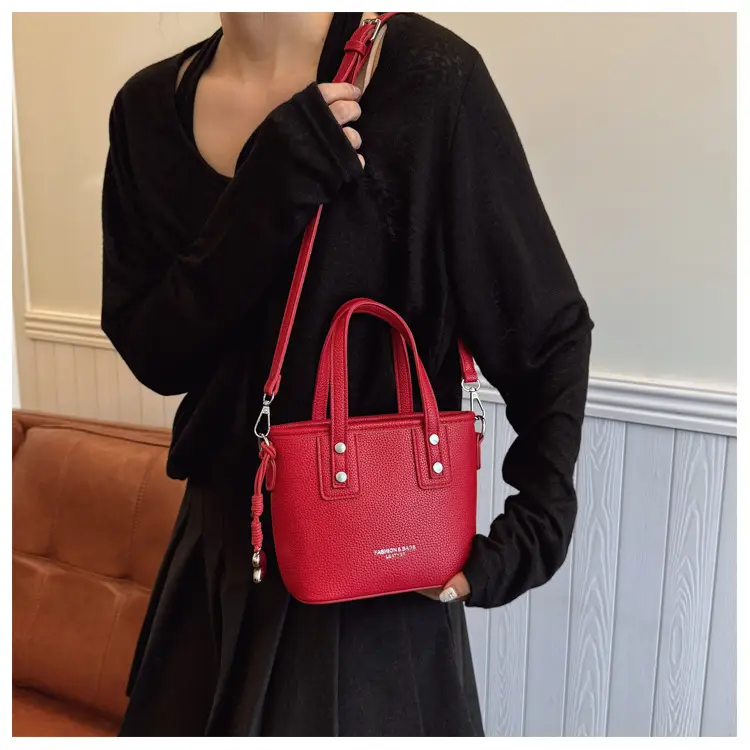 Red Korean Style Shoulder Crossbody Bag for Women — feature 26