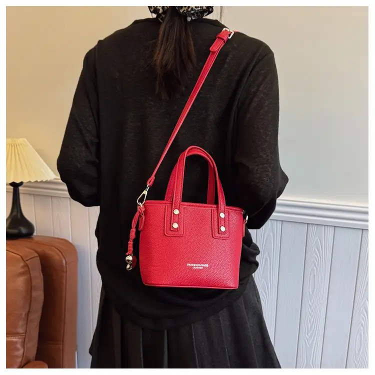 Red Korean Style Shoulder Crossbody Bag for Women — feature 27