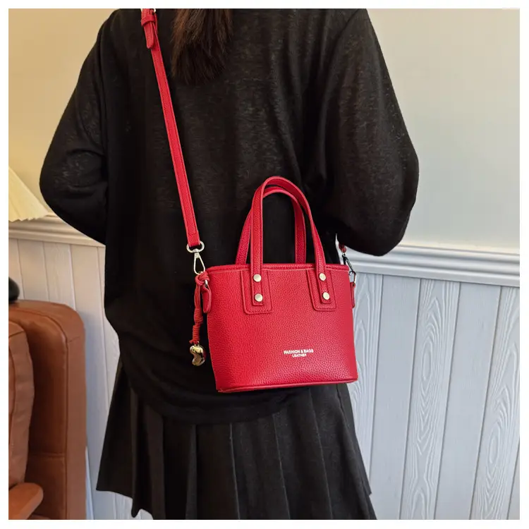 Red Korean Style Shoulder Crossbody Bag for Women — feature 28