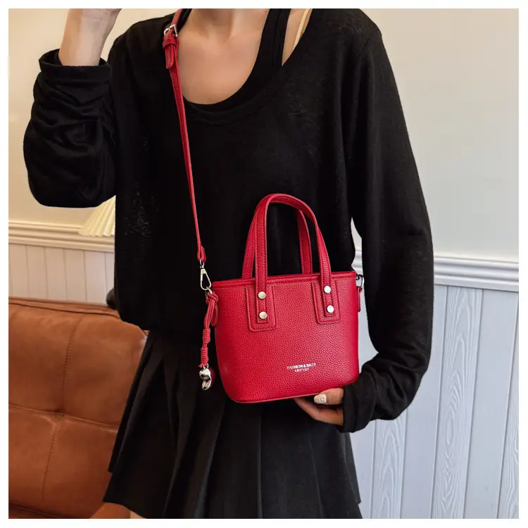 Red Korean Style Shoulder Crossbody Bag for Women — feature 29