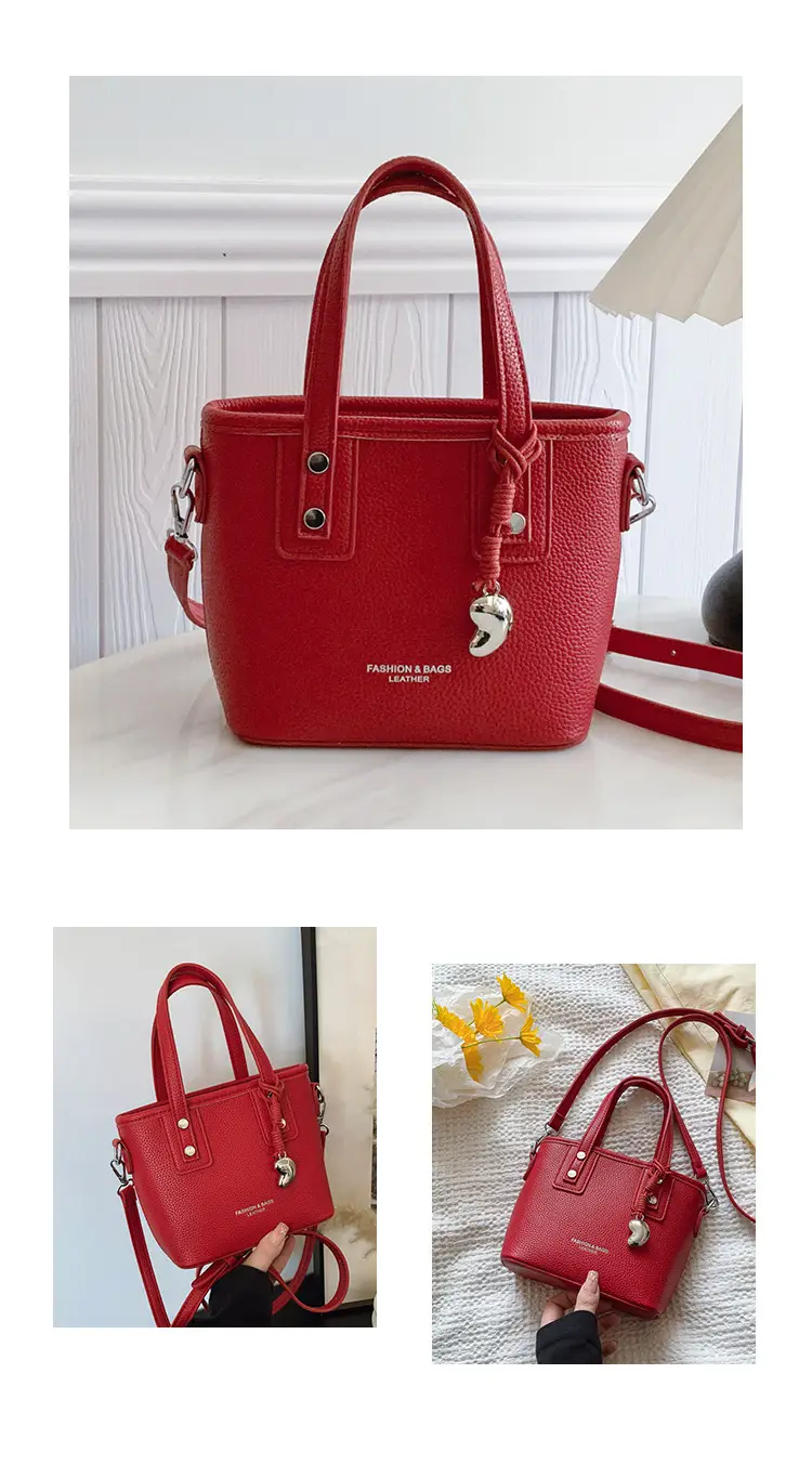 Red Korean Style Shoulder Crossbody Bag for Women — feature 39