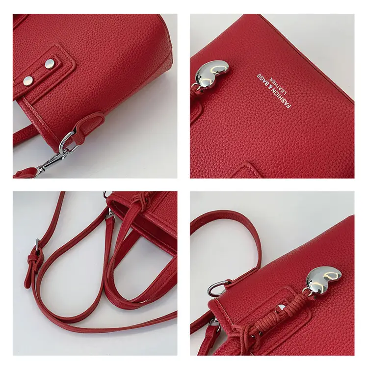 Red Korean Style Shoulder Crossbody Bag for Women — feature 40