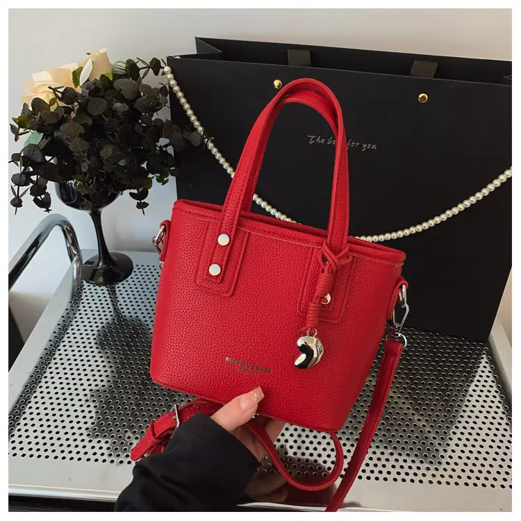 Red Korean Style Shoulder Crossbody Bag for Women — feature 43