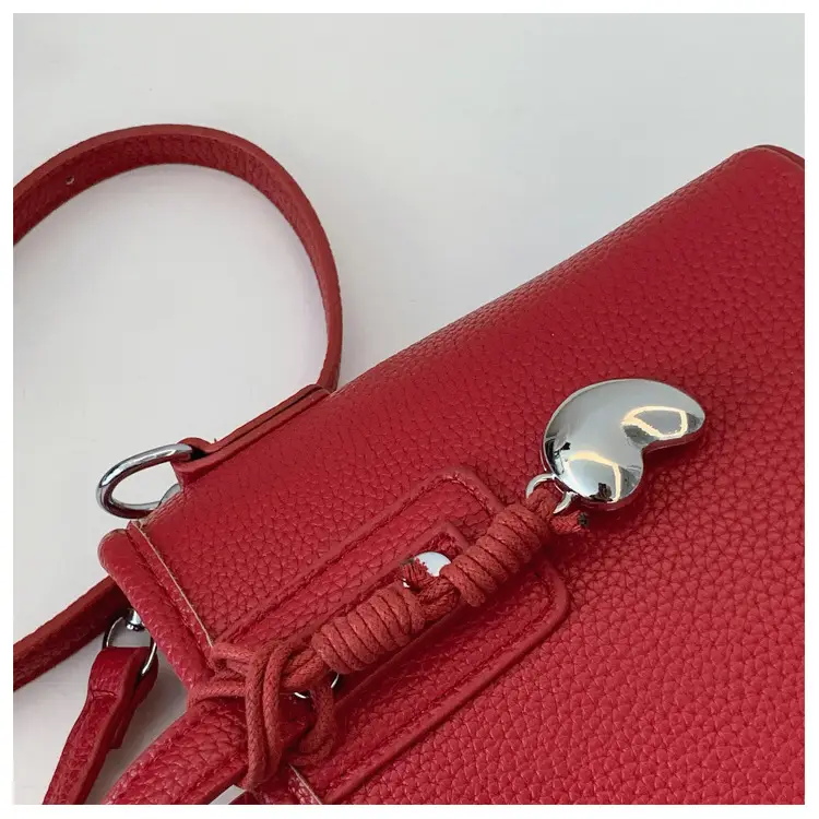 Red Korean Style Shoulder Crossbody Bag for Women — feature 48