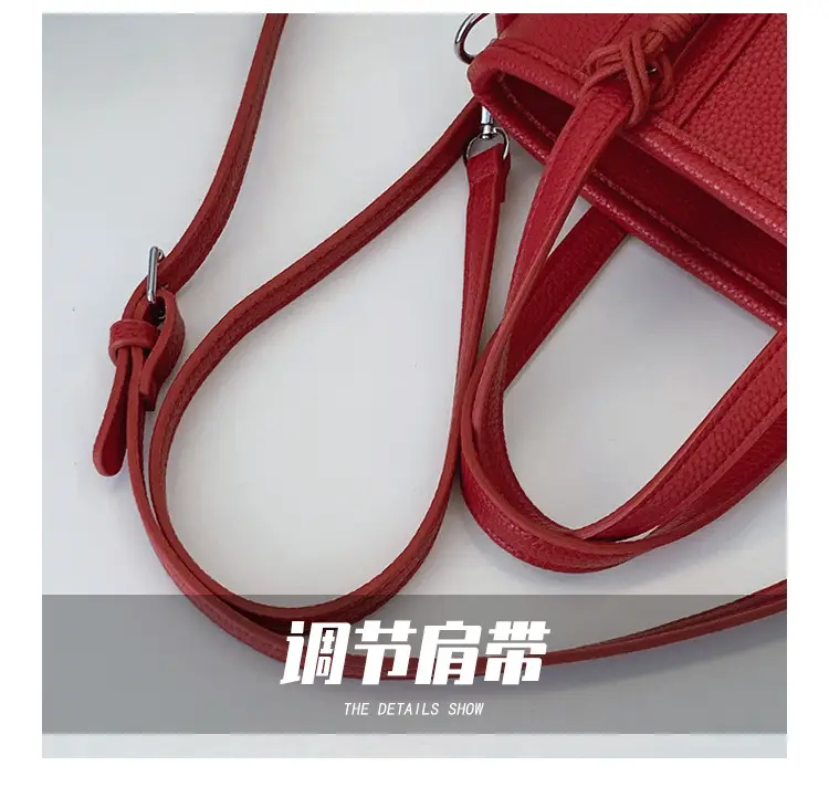 Red Korean Style Shoulder Crossbody Bag for Women — feature 7