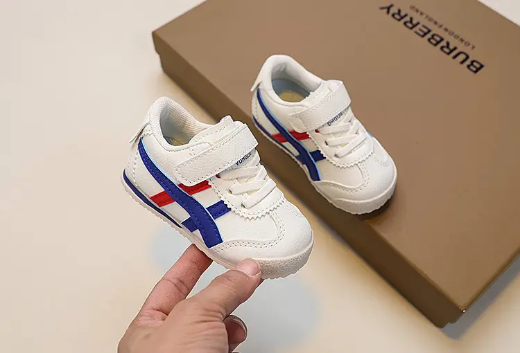 White Blue Red Toddler Sneakers for 1-3 Years — feature 14