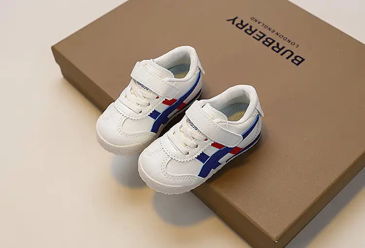 White Blue Red Toddler Sneakers for 1-3 Years — feature 15