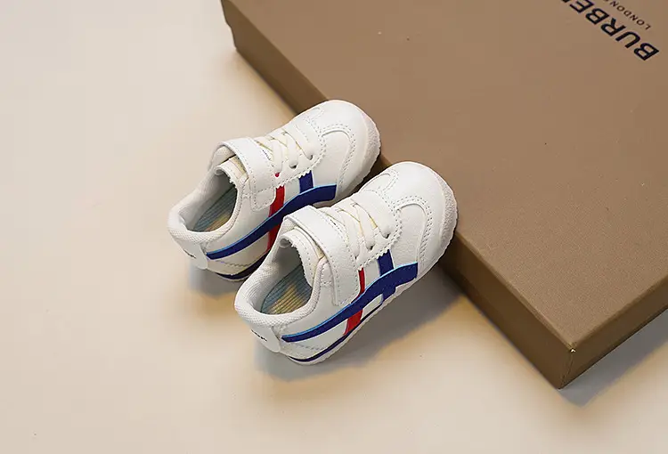 White Blue Red Toddler Sneakers for 1-3 Years — feature 16