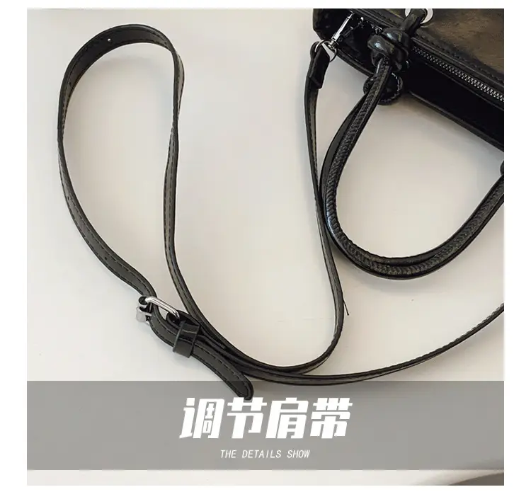 Light Blue Korean Style Shoulder Bag with Teddy Bear Charm — feature 5